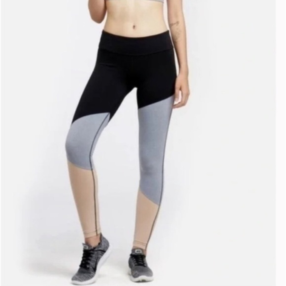 Splits59 Stadium Leggings Black, Light Gray and Tan